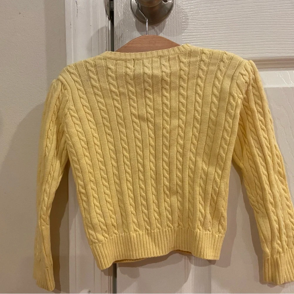 Ralph Lauren 2/2T Cable Knit Cardigan - Picture 2 of 4
